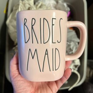 Rae Dunn Bridesmaid Pink Mug